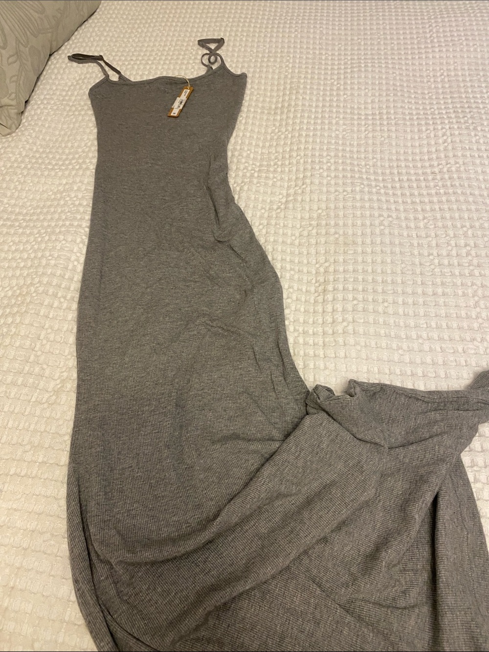 Skims NWT M ribbed long dress